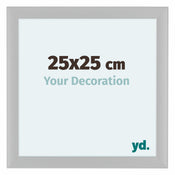 Como MDF Bilderrahmen 25x25cm Weiss Matt Vorne Messe | Yourdecoration.de