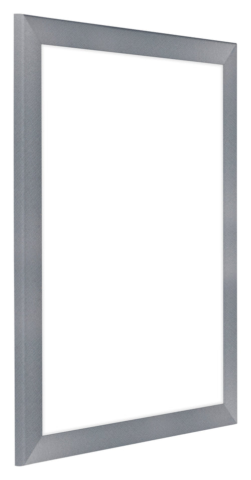 Como MDF Bilderrahmen 25x30cm Aluminium Geburstet Vorne Schrag | Yourdecoration.de