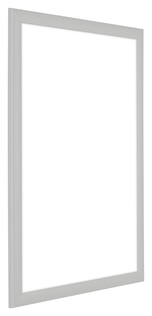 Como MDF Bilderrahmen 25x35cm Weiss Gemasert Vorne Schrag | Yourdecoration.de