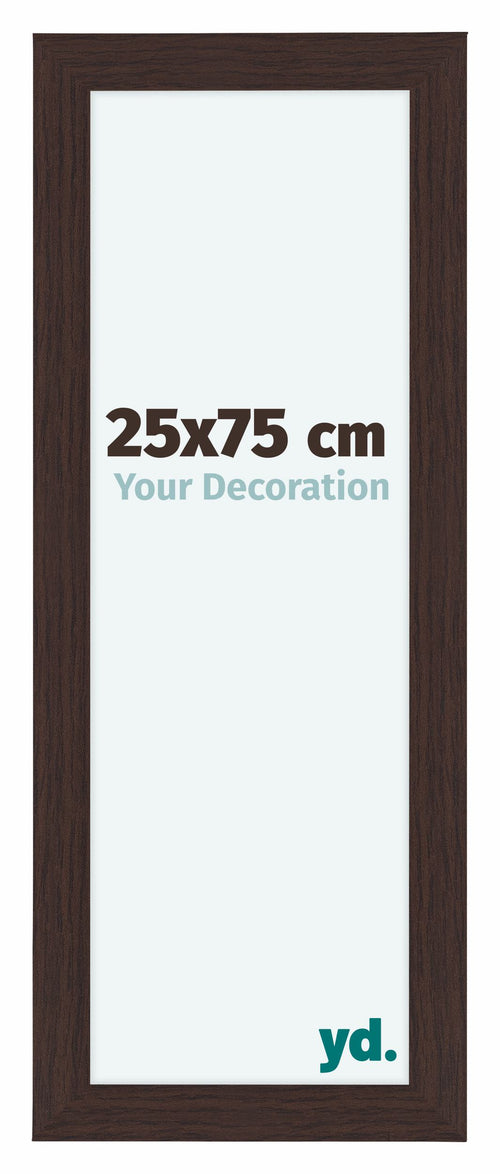 Como MDF Bilderrahmen 25x75cm Eiche Dunkel Vorne Vorne | Yourdecoration.de