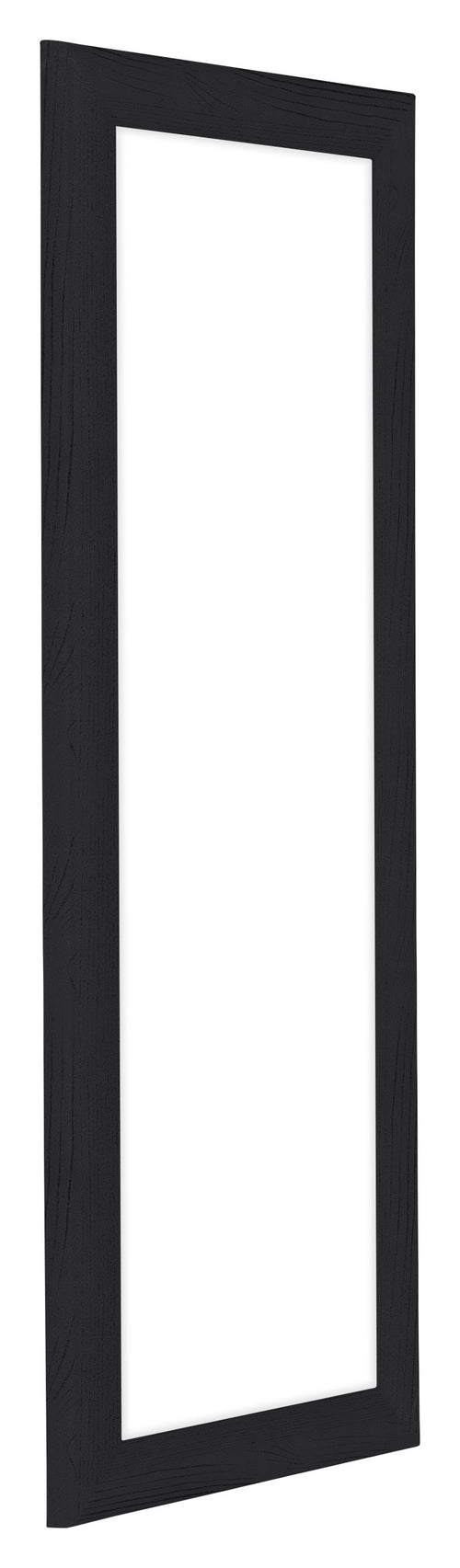 Como MDF Bilderrahmen 25x75cm Schwarz Gemasert Vorne Schrag | Yourdecoration.de