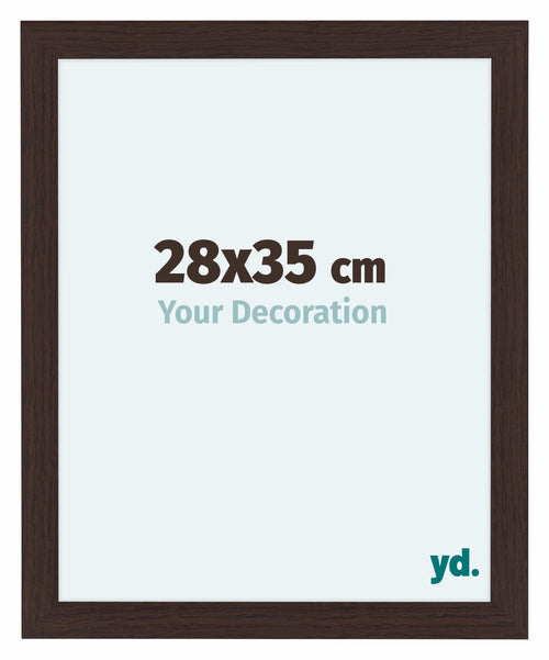 Como MDF Bilderrahmen 28x35cm Eiche Dunkel Vorne Messe | Yourdecoration.de