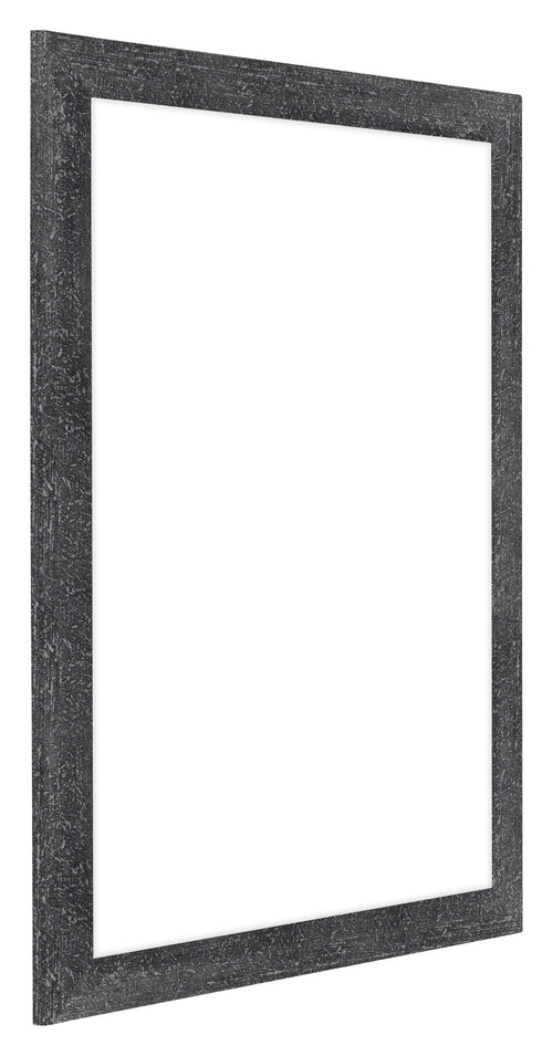 Como MDF Bilderrahmen 28x35cm Grau Gewischt Vorne Schrag | Yourdecoration.de