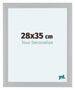 Como MDF Bilderrahmen 28x35cm Weiss Matt Vorne Messe | Yourdecoration.de