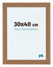 Como MDF Bilderrahmen 30x40cm Nussbaum Hell Vorne Messe | Yourdecoration.de