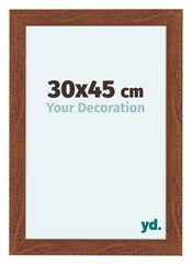 Como MDF Bilderrahmen 30x45cm Nussbaum Vorne Messe | Yourdecoration.de