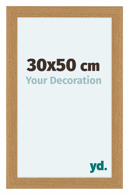 Como MDF Bilderrahmen 30x50cm Buche Vorne Messe | Yourdecoration.de