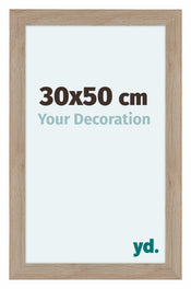 Como MDF Bilderrahmen 30x50cm Eiche Hell Vorne Messe | Yourdecoration.de