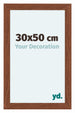 Como MDF Bilderrahmen 30x50cm Nussbaum Vorne Messe | Yourdecoration.de