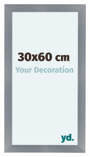 Como MDF Bilderrahmen 30x60cm Aluminium Geburstet Vorne Messe | Yourdecoration.de