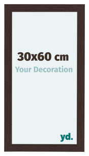 Como MDF Bilderrahmen 30x60cm Eiche Dunkel Vorne Messe | Yourdecoration.de