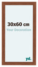 Como MDF Bilderrahmen 30x60cm Nussbaum Vorne Messe | Yourdecoration.de