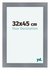 Como MDF Bilderrahmen 32x45cm Alumium Geborsteld Vorne Vorne | Yourdecoration.de