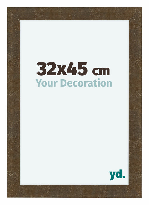 Como MDF Bilderrahmen 32x45cm Gold Antik Vorne Vorne | Yourdecoration.de