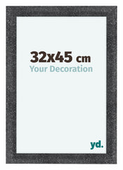 Como MDF Bilderrahmen 32x45cm Grau Gewischt Vorne Vorne | Yourdecoration.de