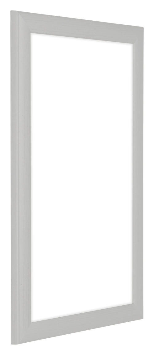 Como MDF Bilderrahmen 33x48cm Weiss Gemasert Vorne Schrag | Yourdecoration.de