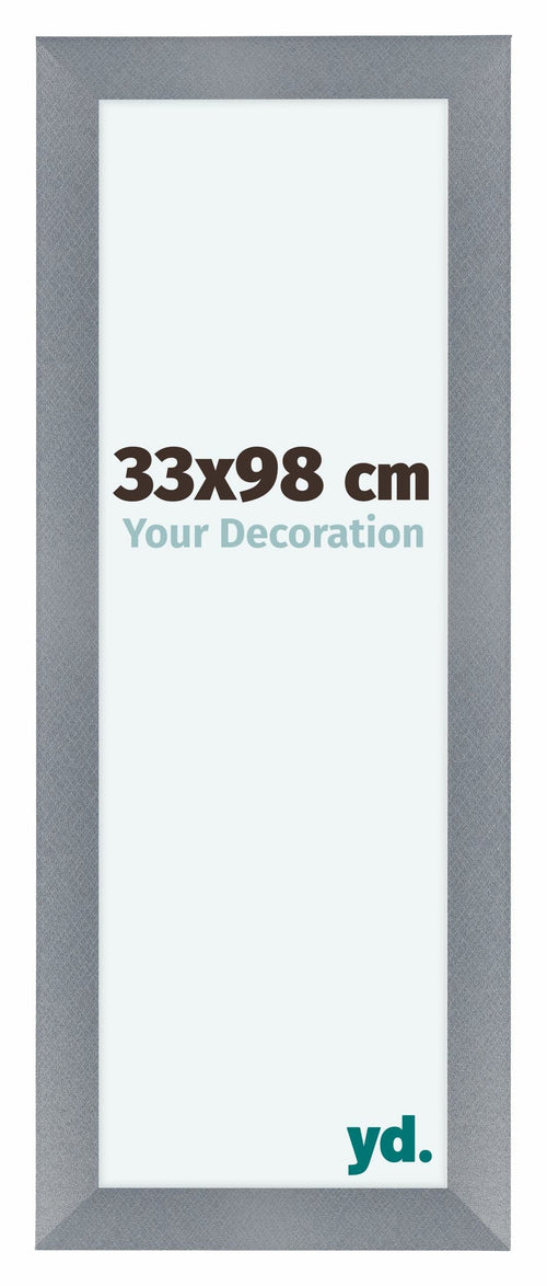 Como MDF Bilderrahmen 33x98cm Aluminium Gebeurstet Vorne Vorne | Yourdecoration.de