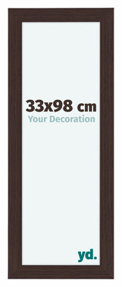 Como MDF Bilderrahmen 33x98cm Eiche Dunkel Vorne Vorne | Yourdecoration.de