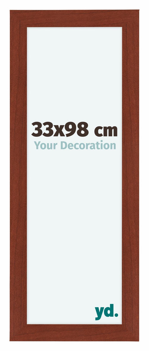 Como MDF Bilderrahmen 33x98cm Kirschbaum Vorne Vorne | Yourdecoration.de