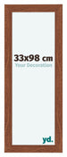 Como MDF Bilderrahmen 33x98cm Nussbaum Vorne Vorne | Yourdecoration.de