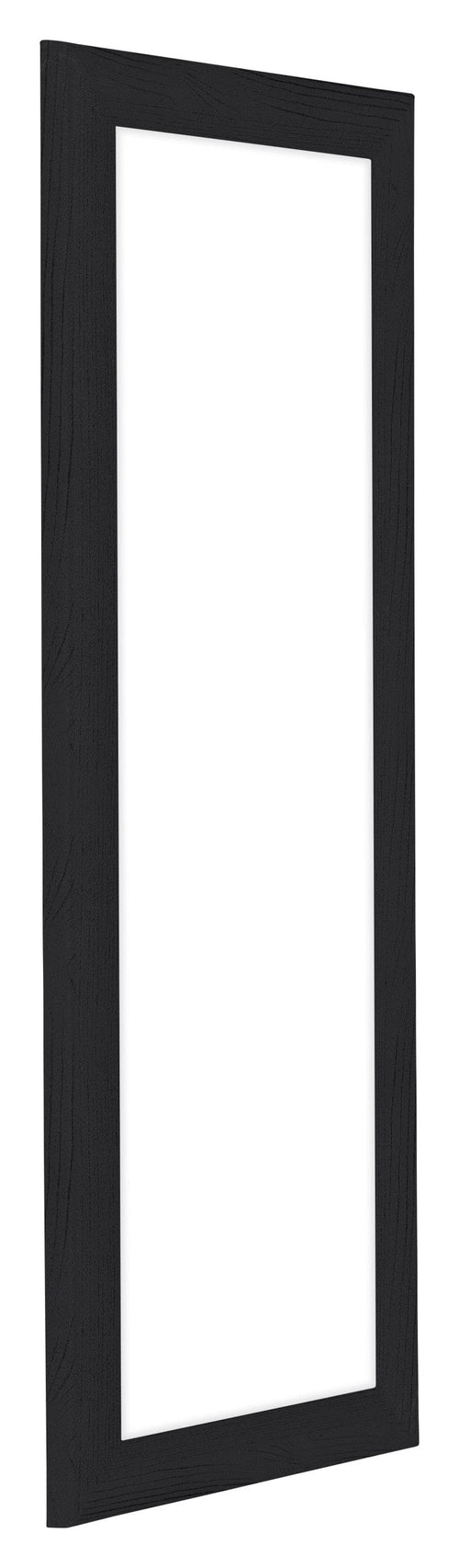 Como MDF Bilderrahmen 33x98cm Schwarz Gemasert Vorne Schrag | Yourdecoration.de