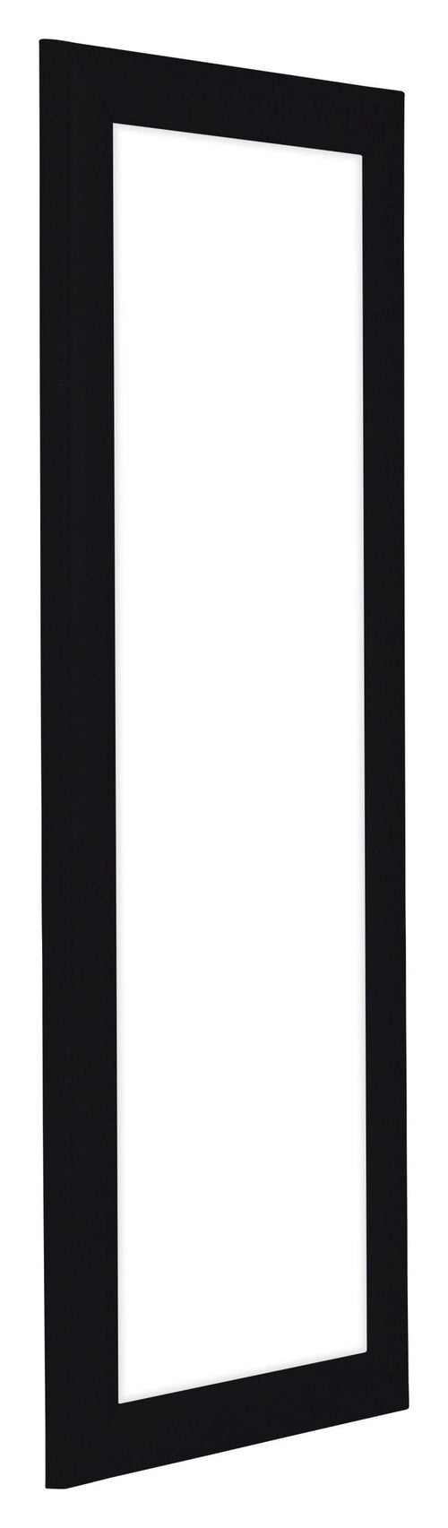 Como MDF Bilderrahmen 33x98cm Schwarz Hochglanz Vorne Schrag | Yourdecoration.de