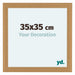 Como MDF Bilderrahmen 35x35cm Buche Vorne Messe | Yourdecoration.de