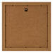 Como MDF Bilderrahmen 35x35cm Nussbaum Hell Ruckseite | Yourdecoration.de