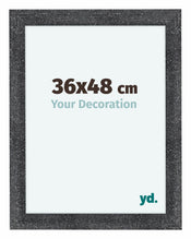 Como MDF Bilderrahmen 36x48cm Grau Gewischt Vorne Messe | Yourdecoration.de