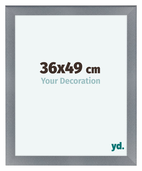 Como MDF Bilderrahmen 36x49cm Aluminium Gebeurstet Vorne Vorne | Yourdecoration.de