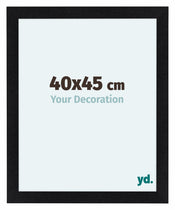 Como MDF Bilderrahmen 40x45cm Schwarz Matt Vorne Messe | Yourdecoration.de