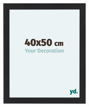 Como MDF Bilderrahmen 40x50cm Schwarz Gemasert Vorne Messe | Yourdecoration.de