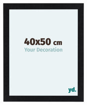 Como MDF Bilderrahmen 40x50cm Schwarz Matt Vorne Messe | Yourdecoration.de