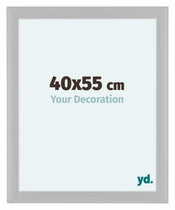 Como MDF Bilderrahmen 40x55cm Weiss Gemasert Vorne Messe | Yourdecoration.de