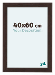 Como MDF Bilderrahmen 40x60cm Eiche Dunkel Vorne Messe | Yourdecoration.de