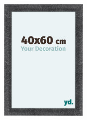 Como MDF Bilderrahmen 40x60cm Grau Gewischt Vorne Messe | Yourdecoration.de