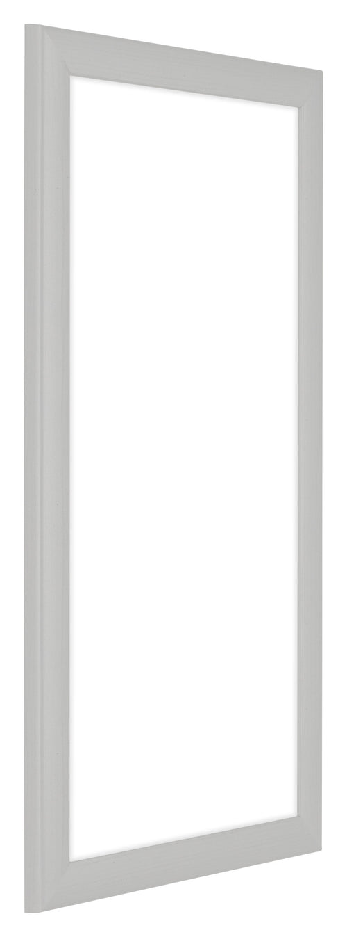 Como MDF Bilderrahmen 40x70cm Weiss Gemasert Vorne Schrag | Yourdecoration.de