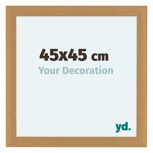 Como MDF Bilderrahmen 45x45cm Buche Vorne Messe | Yourdecoration.de