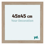 Como MDF Bilderrahmen 45x45cm Eiche Hell Vorne Messe | Yourdecoration.de