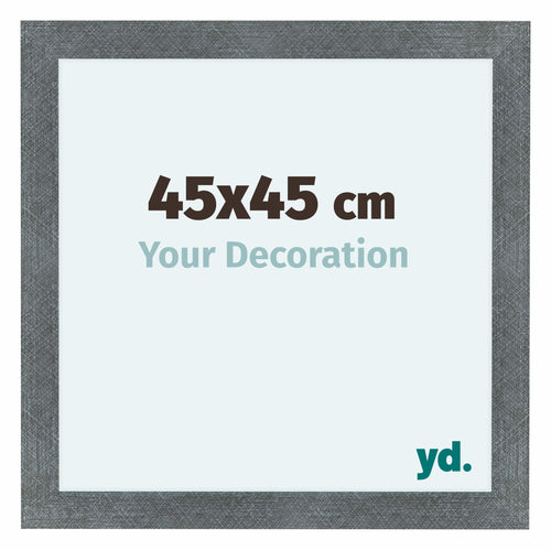 Como MDF Bilderrahmen 45x45cm Eisen Gewischt Vorne Messe | Yourdecoration.de