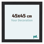 Como MDF Bilderrahmen 45x45cm Schwarz Gemasert Vorne Messe | Yourdecoration.de