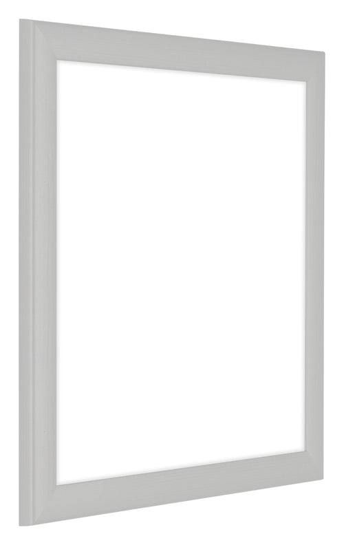 Como MDF Bilderrahmen 45x45cm Weiss Gemasert Vorne Schrag | Yourdecoration.de