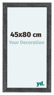 Como MDF Bilderrahmen 45x80cm Grau Gewischt Vorne Messe | Yourdecoration.de