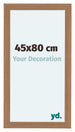 Como MDF Bilderrahmen 45x80cm Nussbaum Hell Vorne Messe | Yourdecoration.de