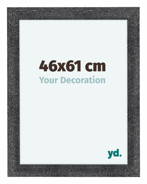 Como MDF Bilderrahmen 46x61cm Grau Gewischt Vorne Vorne | Yourdecoration.de