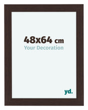 Como MDF Bilderrahmen 48x64cm Eiche Dunkel Vorne Messe | Yourdecoration.de