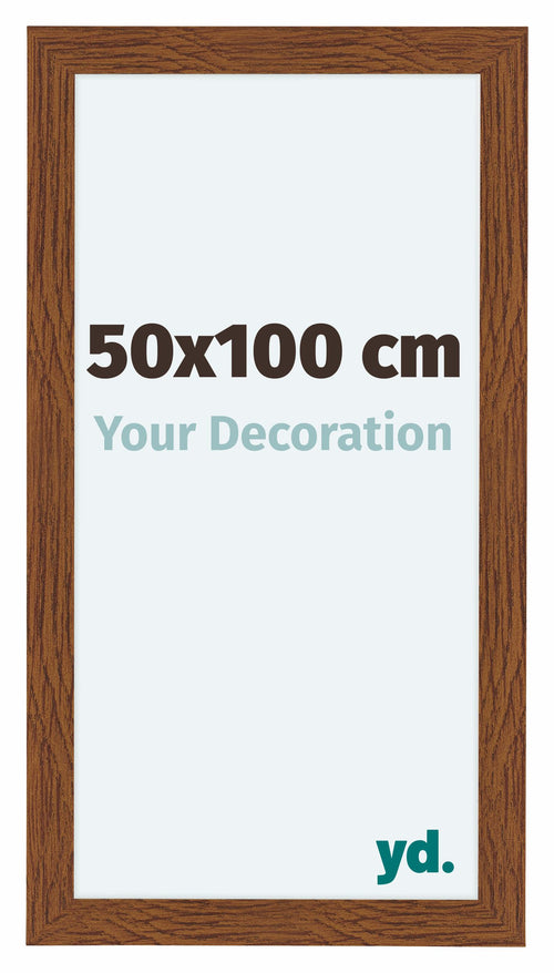 Como MDF Bilderrahmen 50x100cm Eiche Rustikal Vorne Vorne | Yourdecoration.de