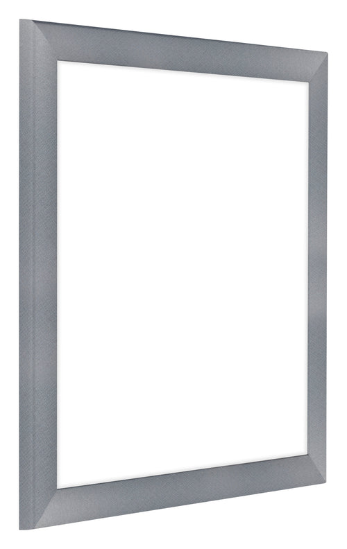 Como MDF Bilderrahmen 50x50cm Aluminium Geburstet Vorne Schrag | Yourdecoration.de