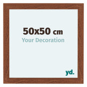 Como MDF Bilderrahmen 50x50cm Nussbaum Vorne Messe | Yourdecoration.de