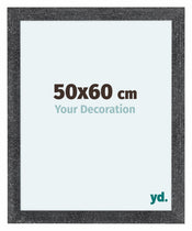 Como MDF Bilderrahmen 50x60cm Grau Gewischt Vorne Messe | Yourdecoration.de